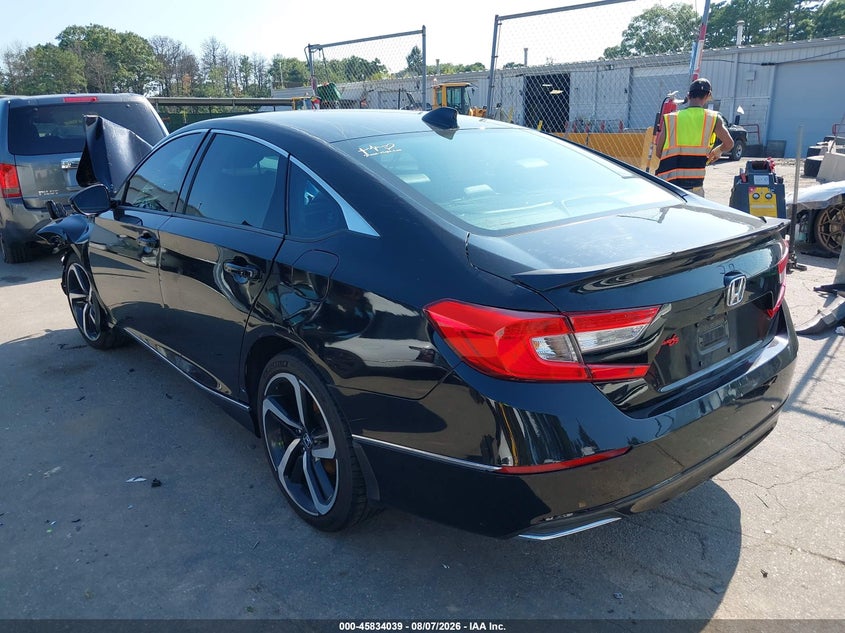 Vin: 1hgcv1f52ka093416, lot: 46332940, honda accord ex-l 20193