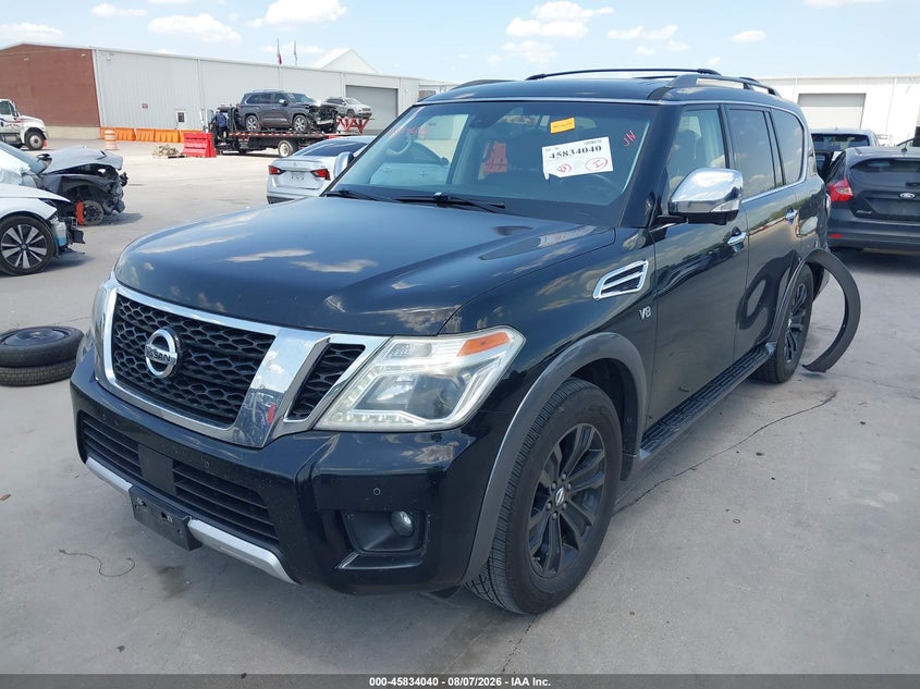 Vin: jn8ay2ndxh9000569, lot: 46332941, nissan armada platinum 20172