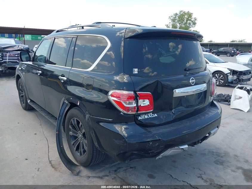 Vin: jn8ay2ndxh9000569, lot: 46332941, nissan armada platinum 20173