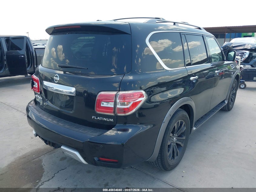 Vin: jn8ay2ndxh9000569, lot: 46332941, nissan armada platinum 20174