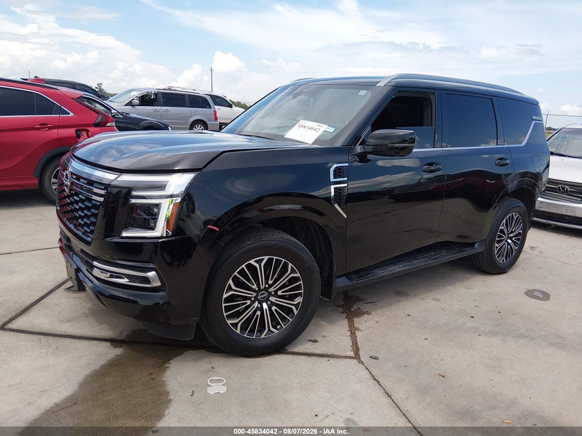 Vin: jn8ay3ba6s9001001, lot: 46332943, nissan armada sl 2wd 20252