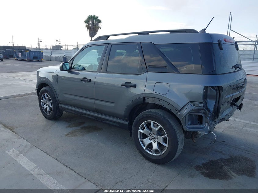 Vin: 3fmcr9a67nrd61318, lot: 46333015, ford bronco sport 20223