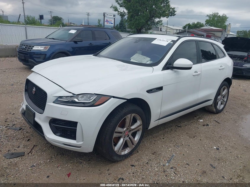 2018 Jaguar F-Pace, Front & Rear, IAAI, VIN SADCL2GX2JA282810 — photo 2