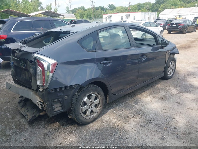 TOYOTA PRIUS 2013 VIN JTDKN3DU0D5592999