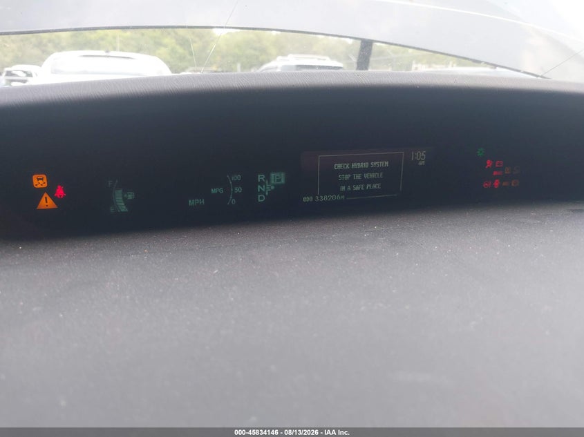 TOYOTA PRIUS 2013 VIN JTDKN3DU0D5592999
