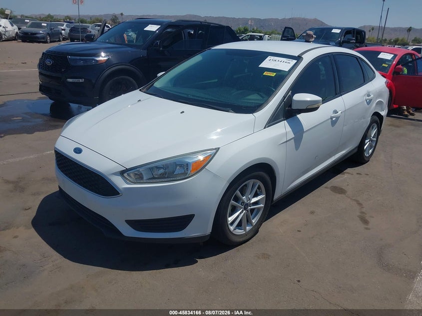 Vin: 1fadp3f24hl296180, lot: 46333067, ford focus se 20172