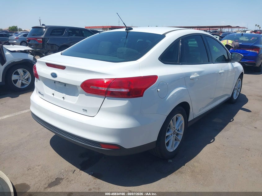Vin: 1fadp3f24hl296180, lot: 46333067, ford focus se 20174