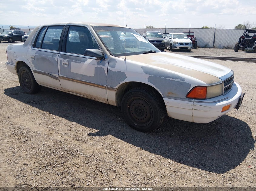 1991 Dodge Spirit, Износ, IAAI, VIN 1B3XA46K6MF669552