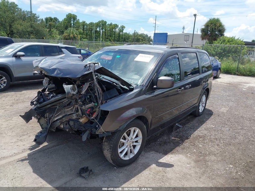 2016 Dodge Grand Caravan Sxt, Front End, IAAI, VIN 2C4RDGCG3GR367486 — photo 2