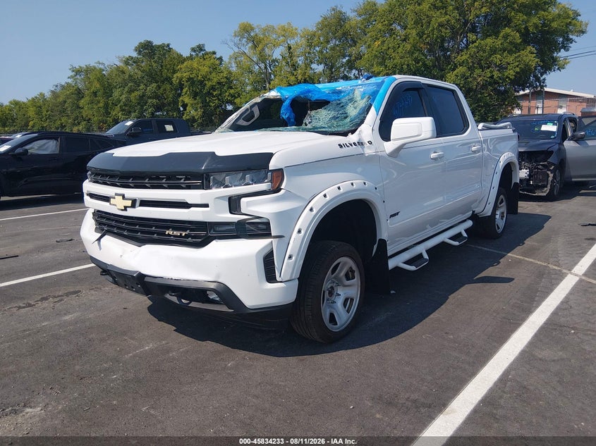 2019 Chevrolet Silverado 1500 Rst, Right Front, IAAI, VIN 3GCUYEED4KG156835 — photo 2