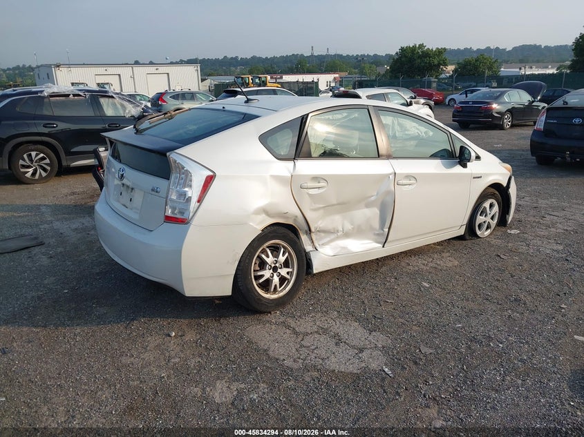 2010 TOYOTA PRIUS auction photo 4