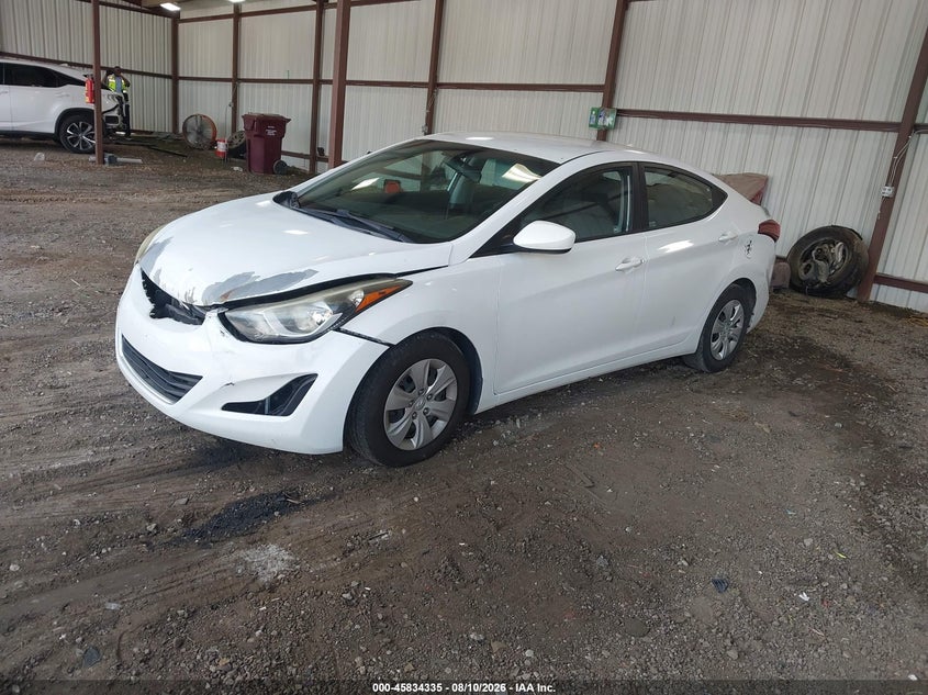 HYUNDAI ELANTRA 2016 VIN 5NPDH4AE0GH716048
