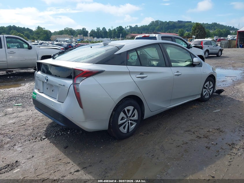 Vin: jtdkarfu6j3054715, lot: 46333315, toyota prius three 20184