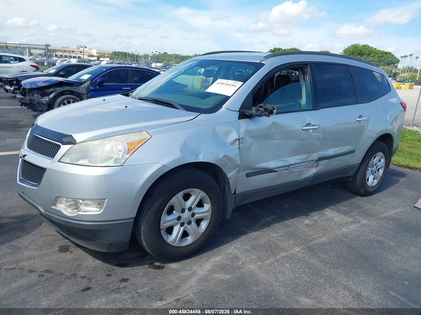 Vin: 1gnkreed0bj410938, lot: 46333357, chevrolet traverse ls 20112
