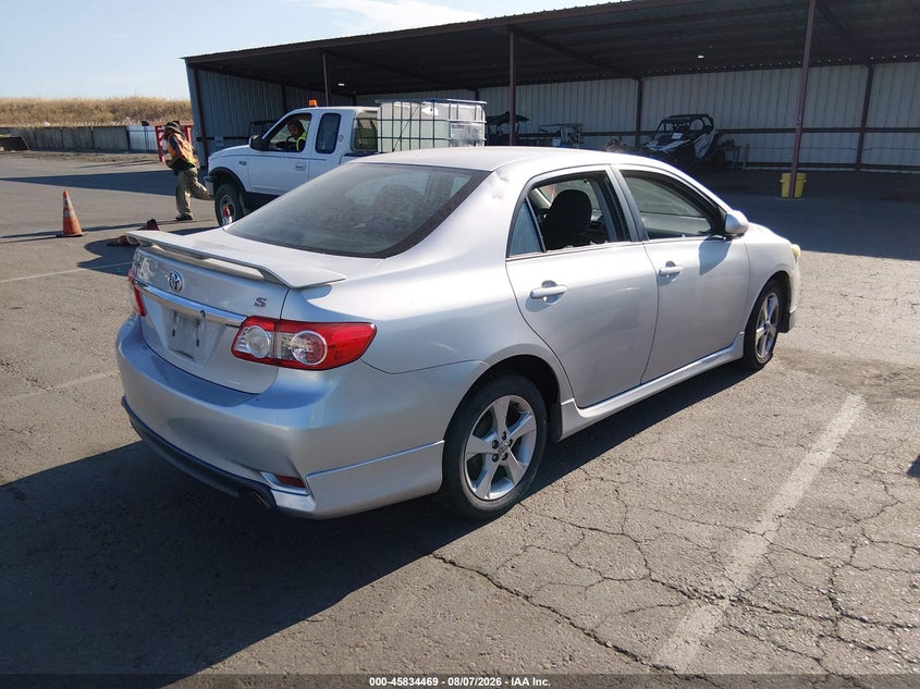 Vin: 5yfbu4ee0cp056538, lot: 46333370, toyota corolla s 20124