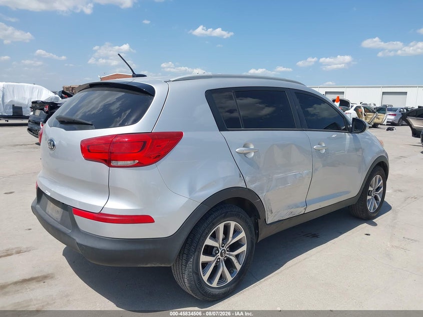 Vin: kndpb3ac9g7874061, lot: 46333407, kia sportage lx 20164