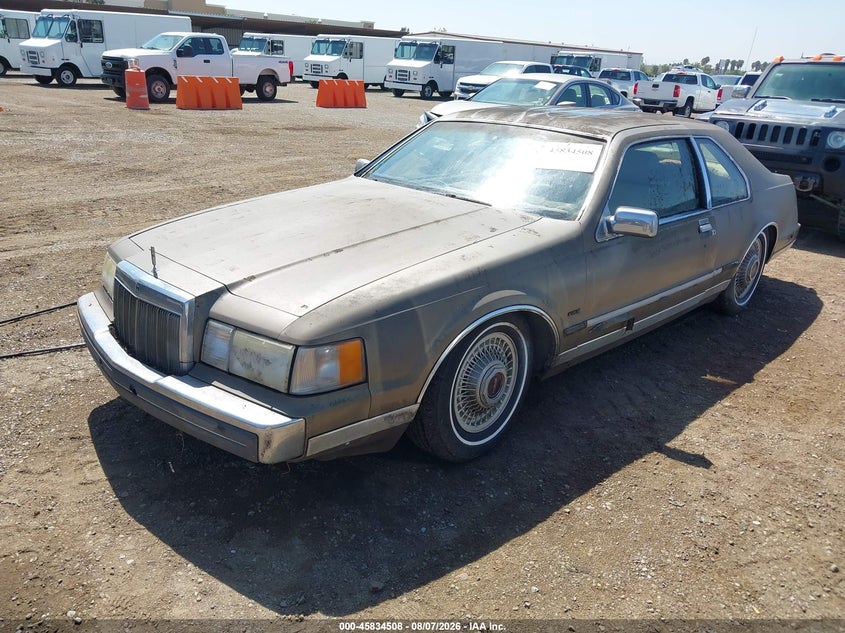 LINCOLN MARK VII 1986 VIN 1LNBP98F5GY755153