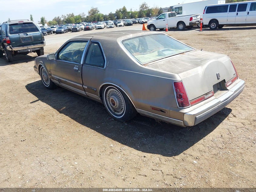 LINCOLN MARK VII 1986 VIN 1LNBP98F5GY755153
