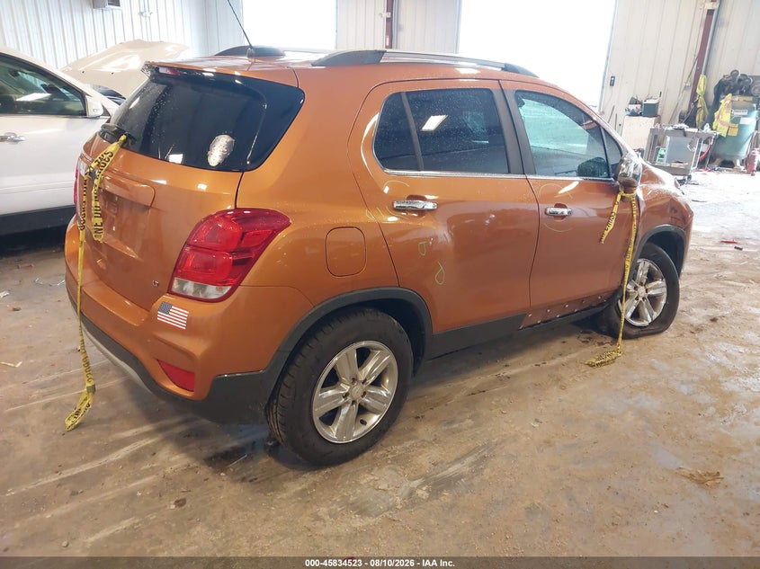 CHEVROLET TRAX 2017 VIN 3GNCJLSBXHL182287
