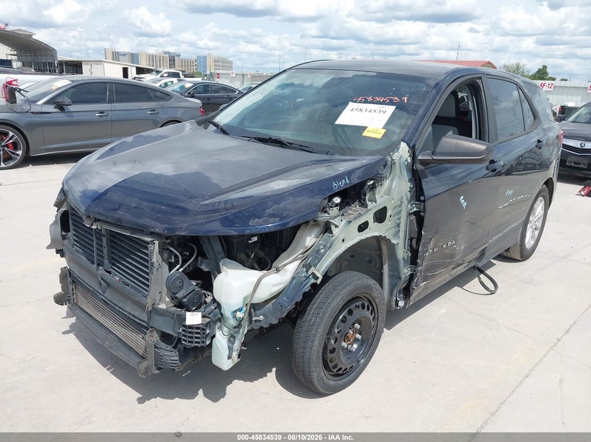 2020 Chevrolet Equinox Fwd Ls, Front End, IAAI, VIN 3GNAXHEV5LS635464 — photo 2