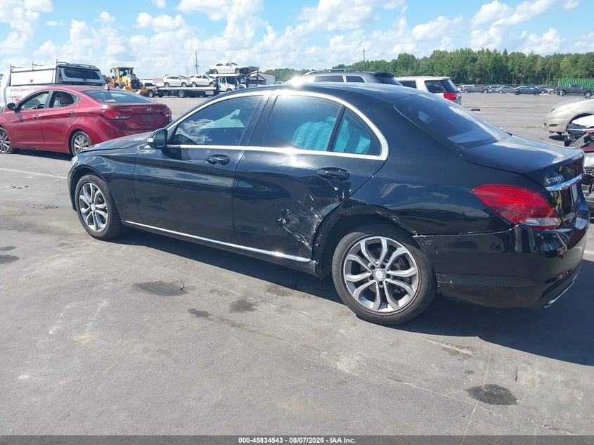 Vin: 55swf4kb7fu060333, lot: 46333444, mercedes-benz c 300 4matic 20153