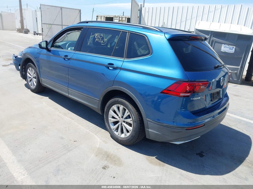 Vin: 3vv1b7ax2jm095440, lot: 46333466, volkswagen tiguan 2.0t s 20183