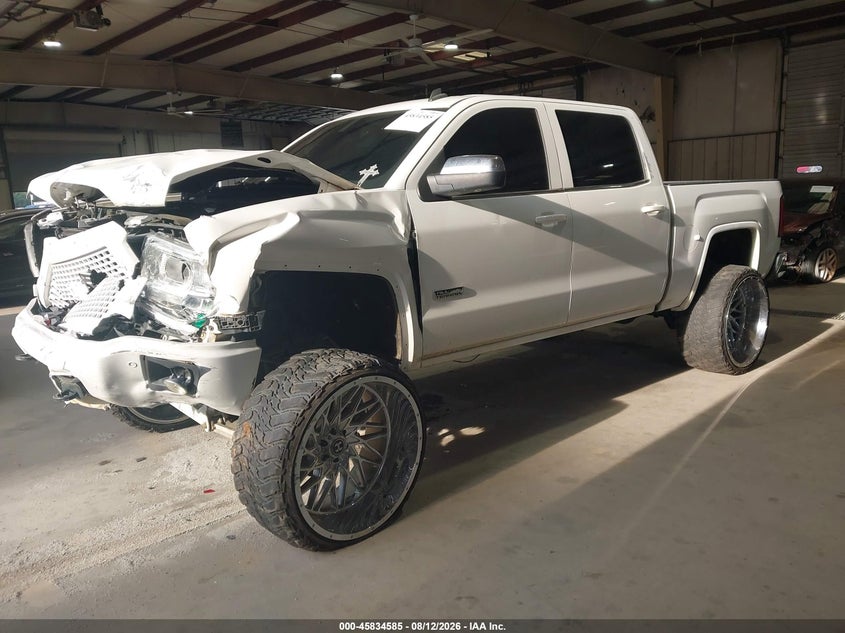 2014 GMC Sierra, Front End, IAAI, VIN 3GTU2VEC0EG380911 — photo 2