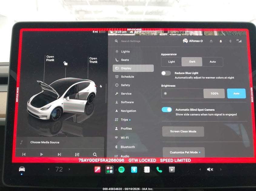 2024 TESLA MODEL Y auction photo 7