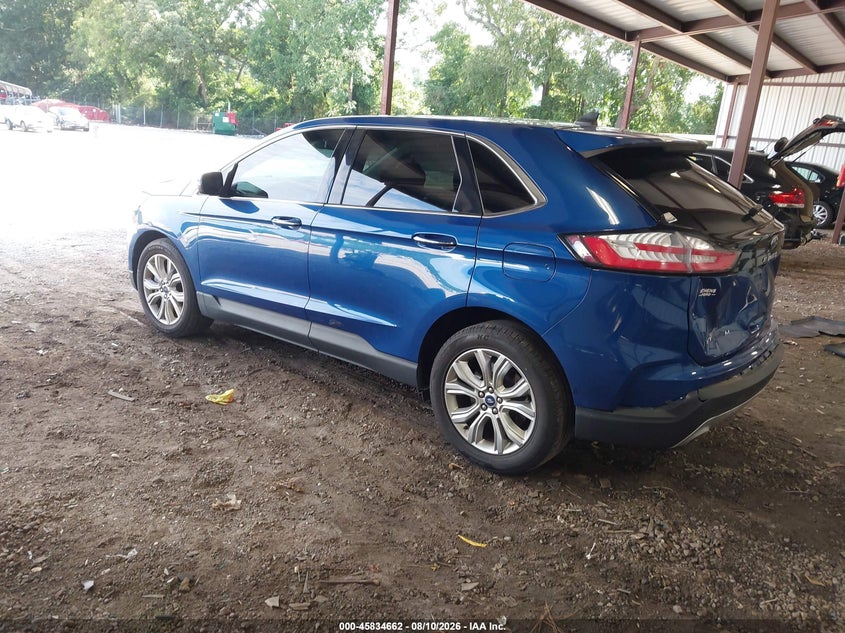 Vin: 2fmpk4k91nba52749, lot: 46333563, ford edge titanium 20223