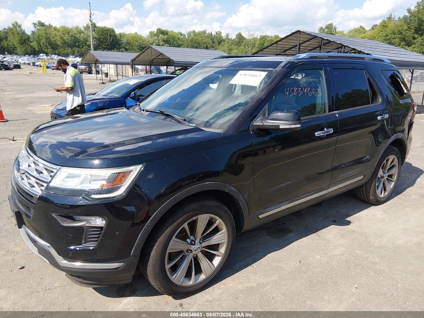 Vin: 1fm5k8f81jgb73154, lot: 46333564, ford explorer limited 20182