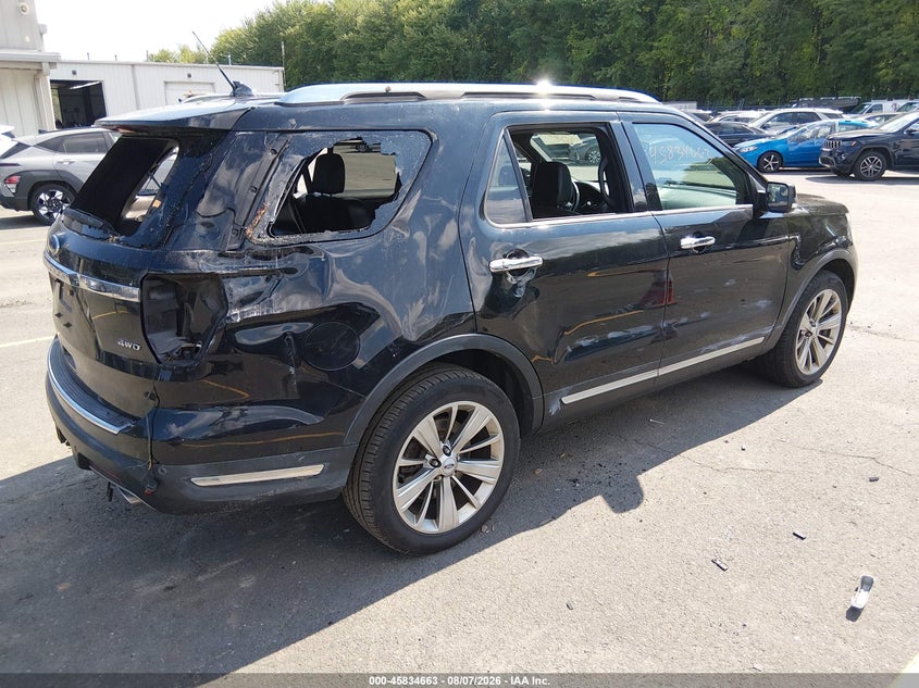 Vin: 1fm5k8f81jgb73154, lot: 46333564, ford explorer limited 20184