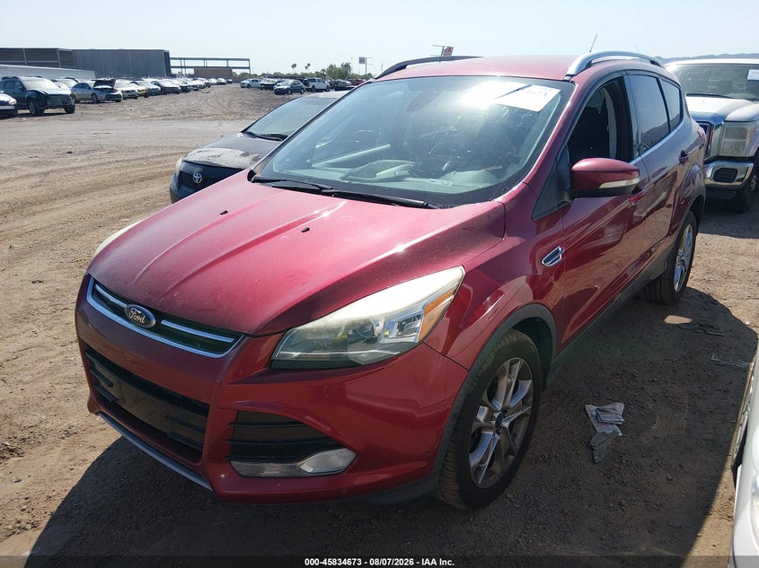 Vin: 1fmcu9j94eua75878, lot: 46333574, ford escape titanium 20142