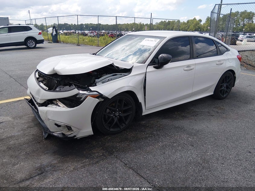 Vin: 2hgfe2f54nh573756, lot: 46333580, honda civic sport 20222