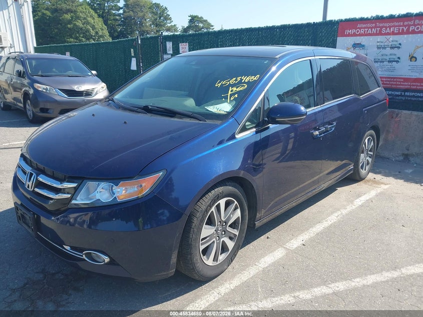 Vin: 5fnrl5h96ed088740, lot: 46333581, honda odyssey touring/touring elite 20142