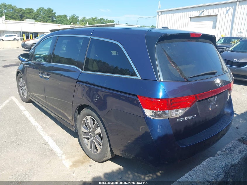 Vin: 5fnrl5h96ed088740, lot: 46333581, honda odyssey touring/touring elite 20143