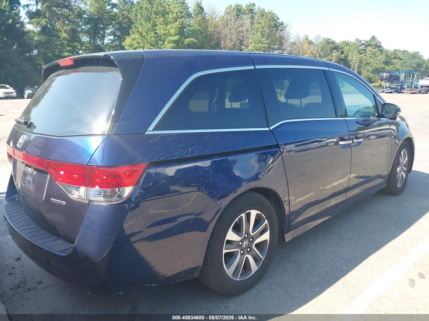 Vin: 5fnrl5h96ed088740, lot: 46333581, honda odyssey touring/touring elite 20144
