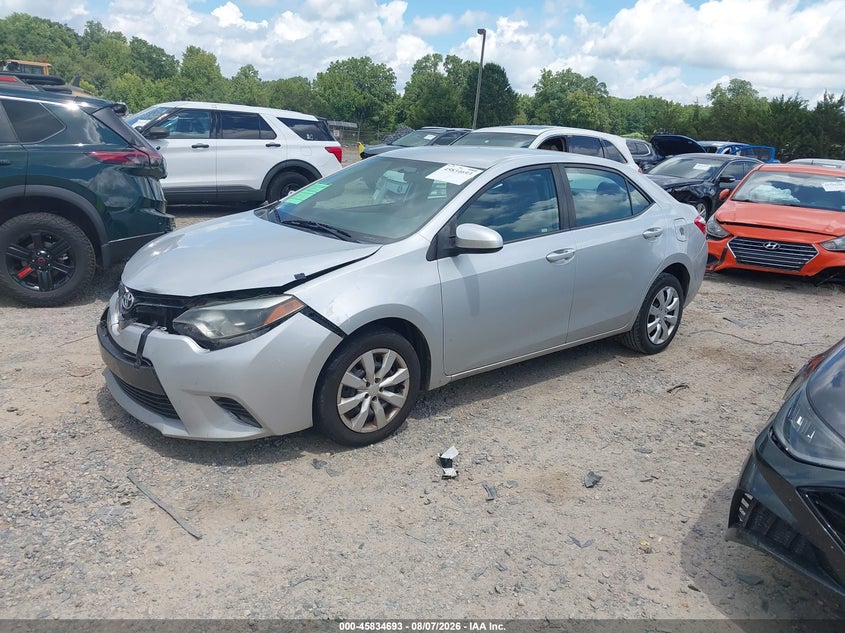 Vin: 2t1burhe5gc610316, lot: 46333594, toyota corolla le 20162