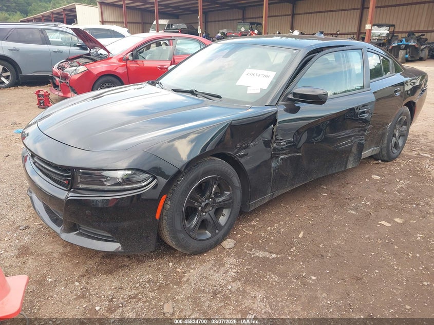 Vin: 2c3cdxbg1ph698035, lot: 46333601, dodge charger sxt 20232