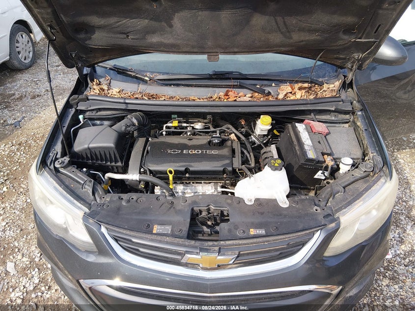 CHEVROLET SONIC 2017 VIN 1G1JB5SH5H4143909