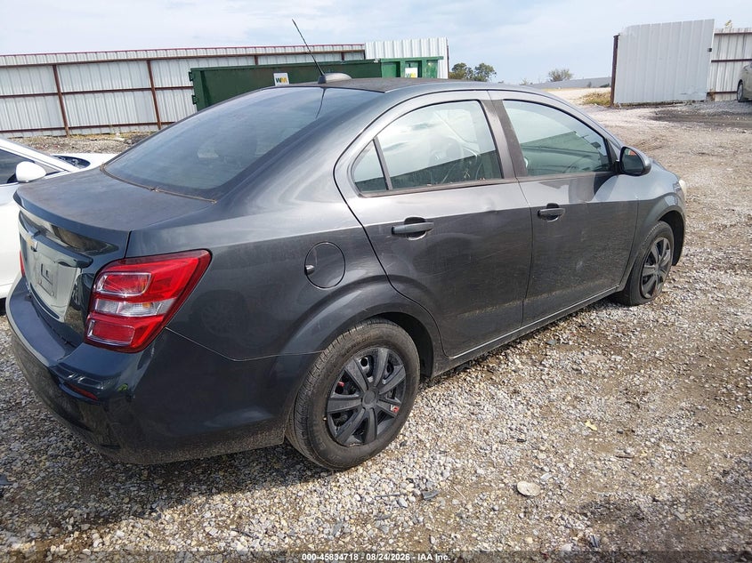 CHEVROLET SONIC 2017 VIN 1G1JB5SH5H4143909