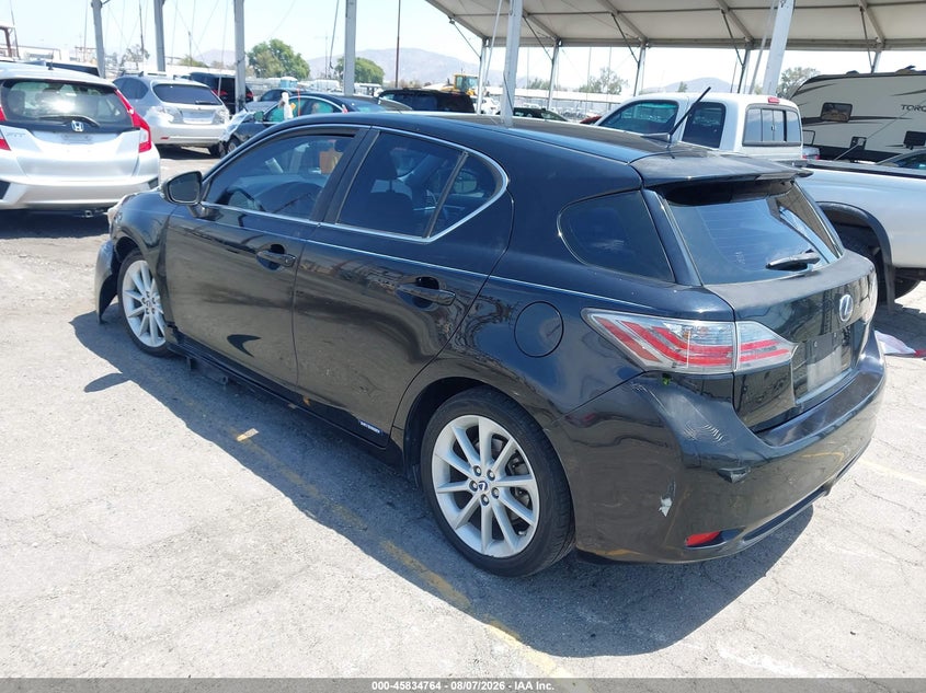 Vin: jthkd5bh6c2098889, lot: 46333665, lexus ct 200h premium 20123