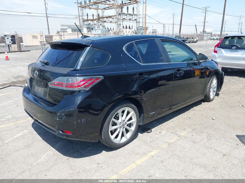 Vin: jthkd5bh6c2098889, lot: 46333665, lexus ct 200h premium 20124