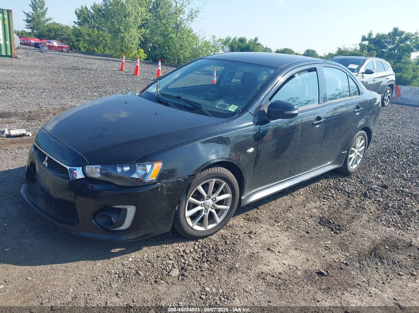 Vin: ja32u2fu9gu000504, lot: 46333704, mitsubishi lancer es 20162