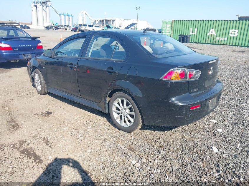 Vin: ja32u2fu9gu000504, lot: 46333704, mitsubishi lancer es 20163