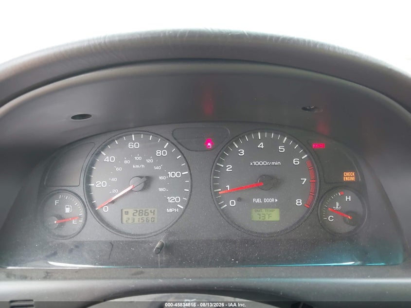2002 SUBARU FORESTER SPORT UTILITY VEHICLE 2.5L H-4 165HP