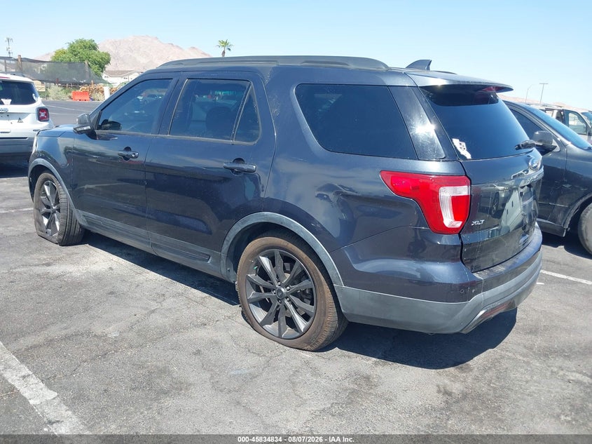 Vin: 1fm5k7d8xhga23003, lot: 46333735, ford explorer xlt 20173