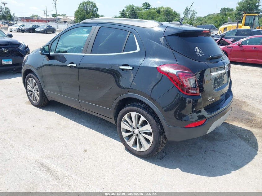 Vin: kl4cjasb4jb551711, lot: 46333740, buick encore preferred 20183