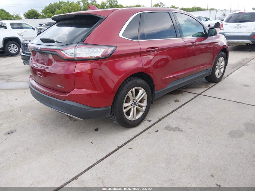 Vin: 2fmpk3j89gbc20823, lot: 46333747, ford edge sel 20164
