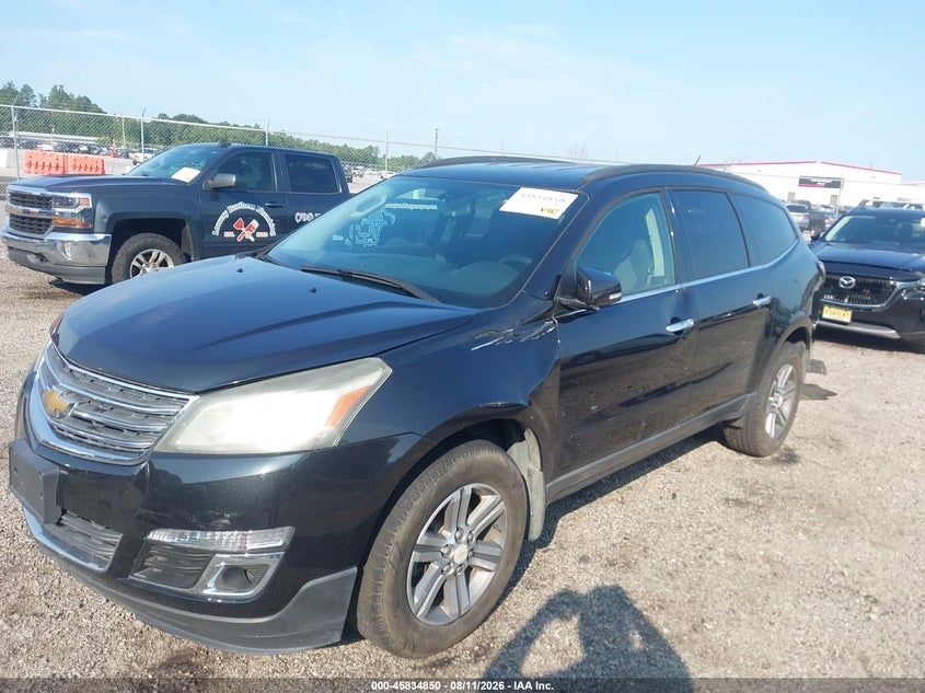2015 Chevrolet Traverse, Обидва боки, IAAI, VIN 1GNKRGKD9FJ109400 — фото 2