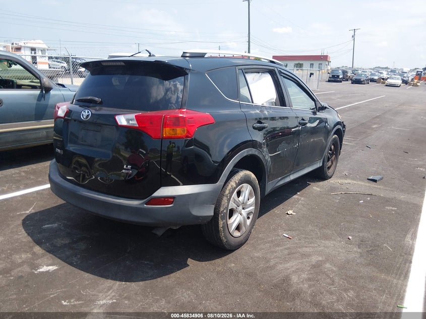 Vin: 2t3bfrev2ew190466, lot: 46333807, toyota rav4 le 20144